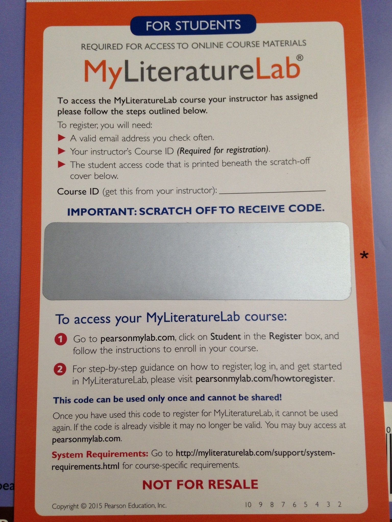 Literature and the Writing Process (10th Edition),Used