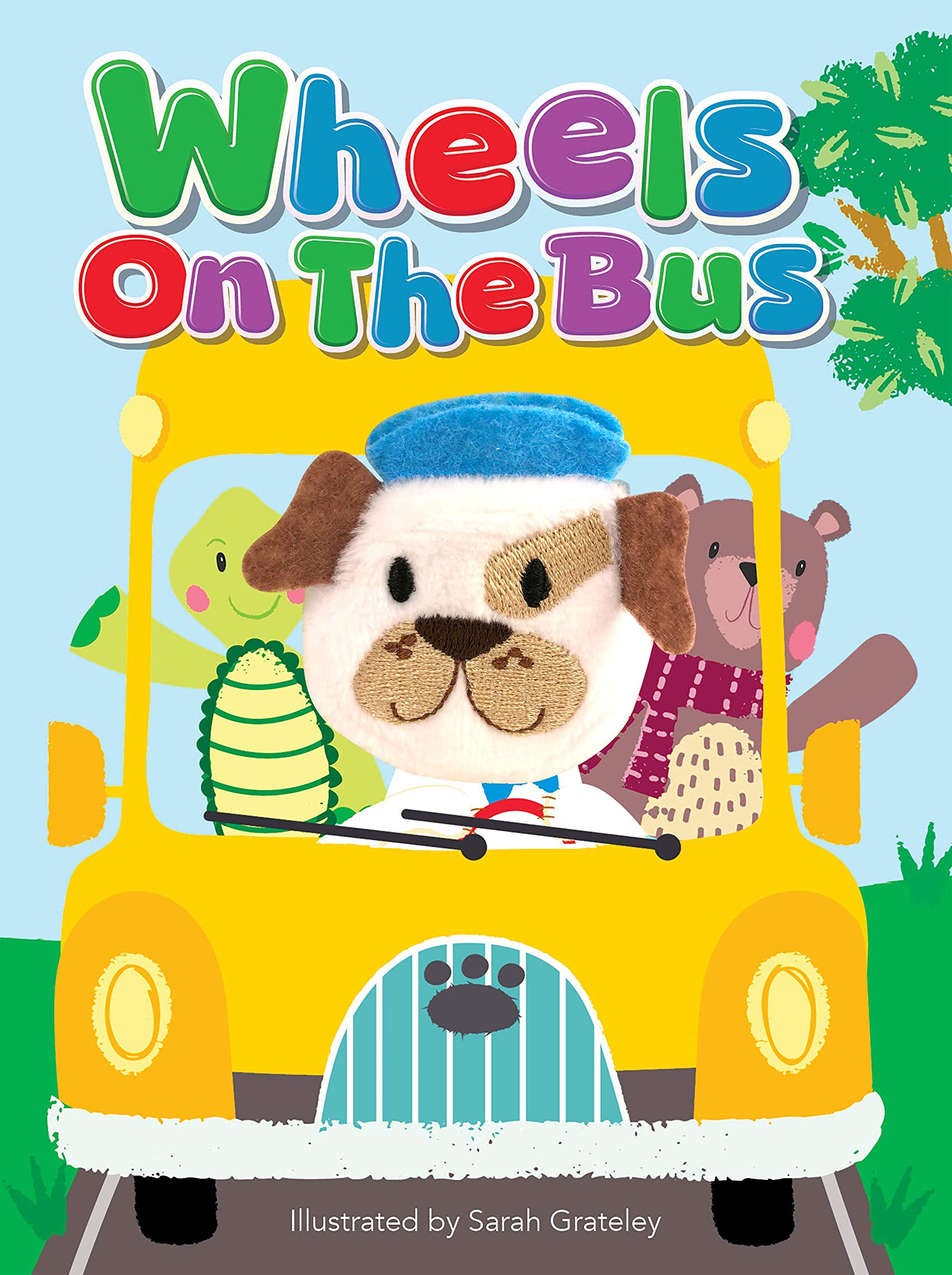 Wheels on the Bus  Finger Puppet Board Book  Novelty Board Book