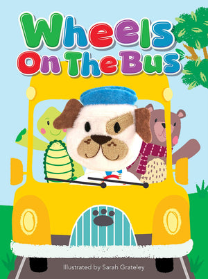 Wheels on the Bus  Finger Puppet Board Book  Novelty Board Book