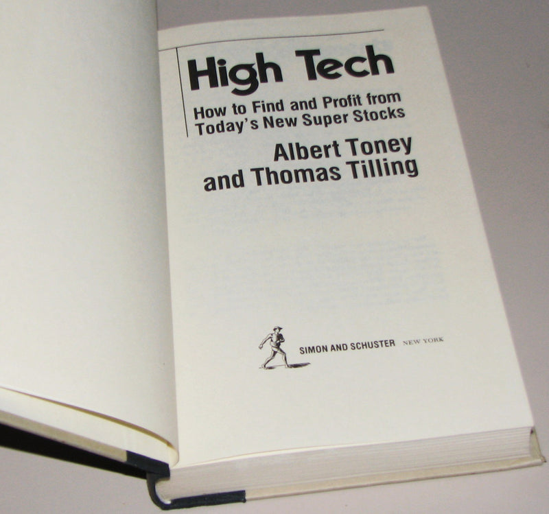 High Tech: How to Find and Profit from Today's New Super Stocks,Used