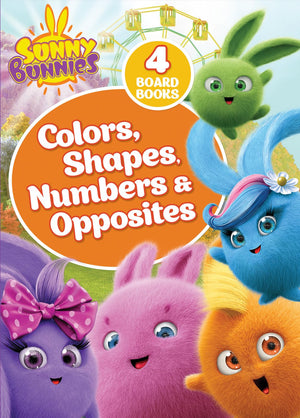 Sunny Bunnies: Colors, Shapes, Numbers & Opposites: 4 Board Books (US Edition),Used