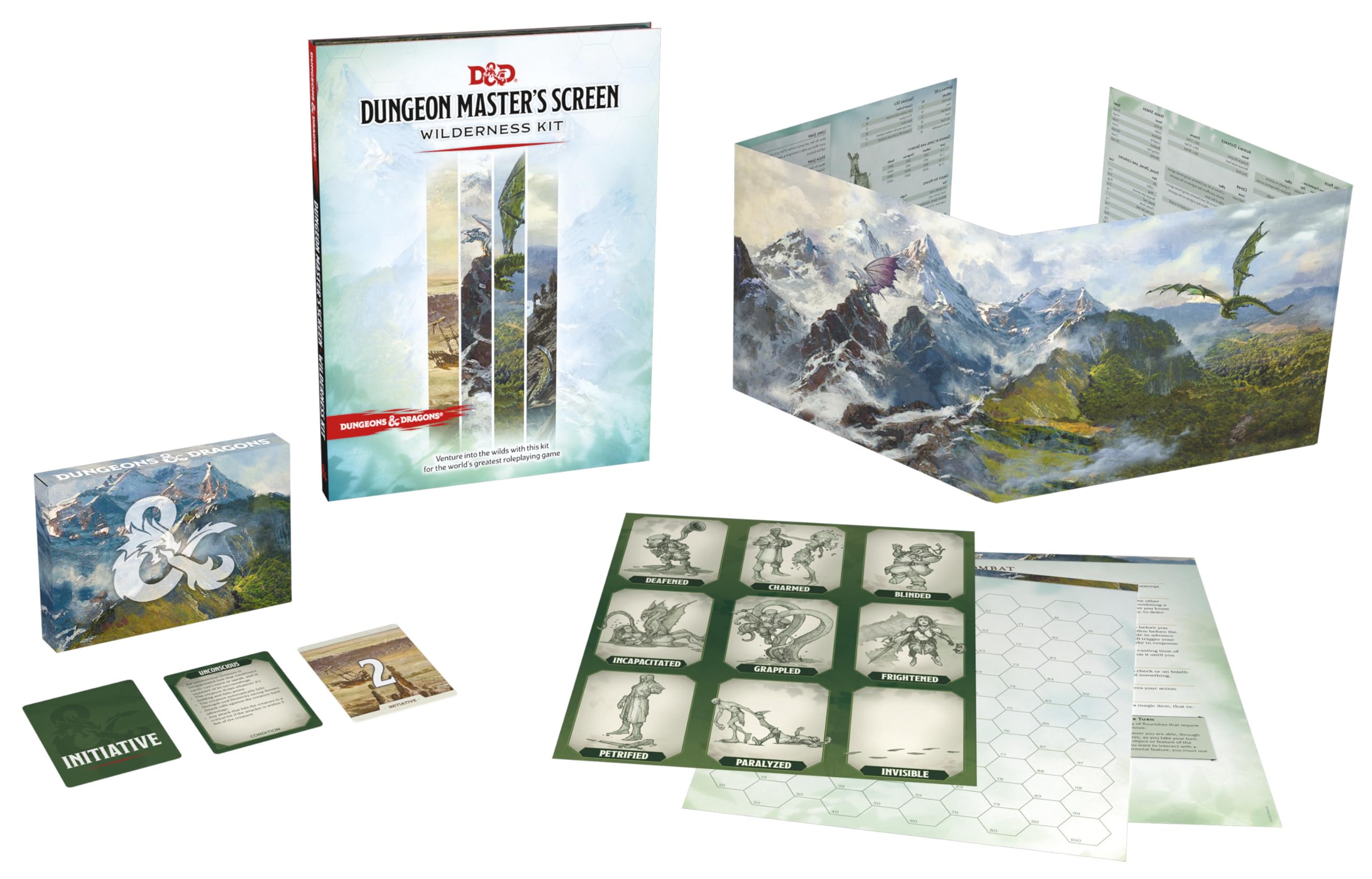 Dungeons & Dragons Dungeon Master's Screen Wilderness Kit (D&D Accessories),New