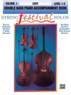 String Festival Solos, Vol 1: Double Bass Piano Acc.,Used