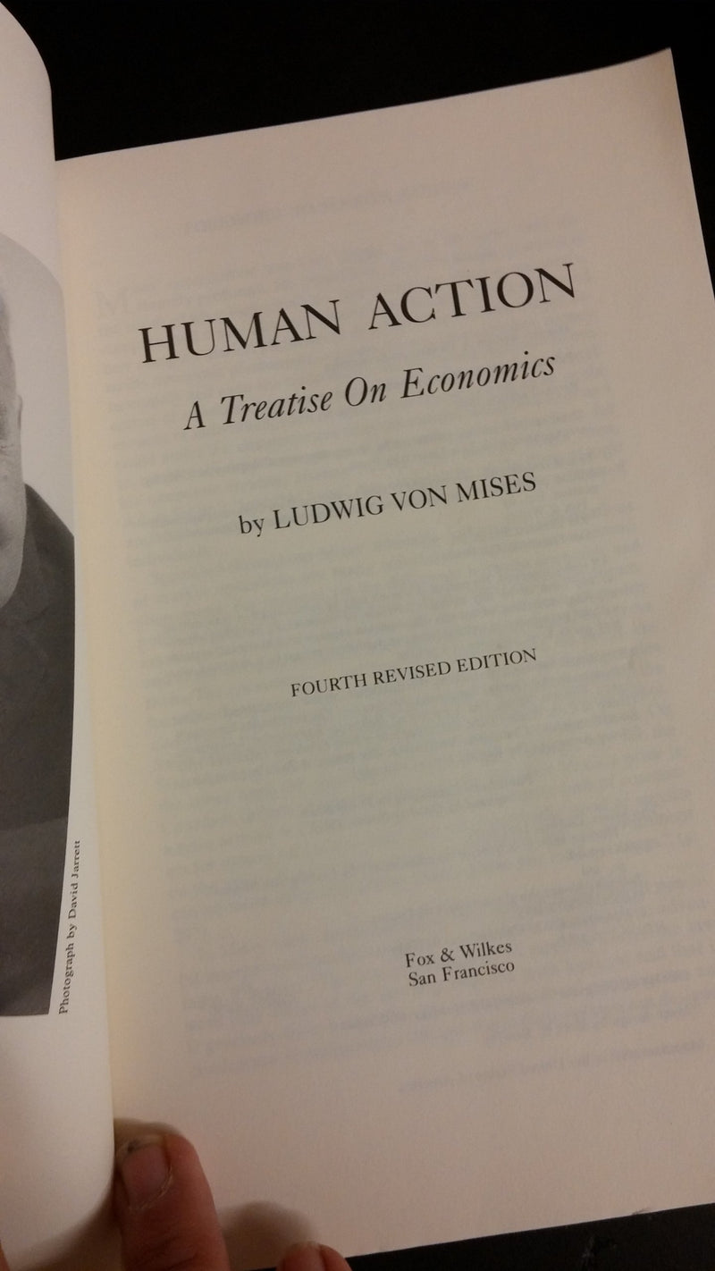 Human Action: A Treatise On Economics,Used