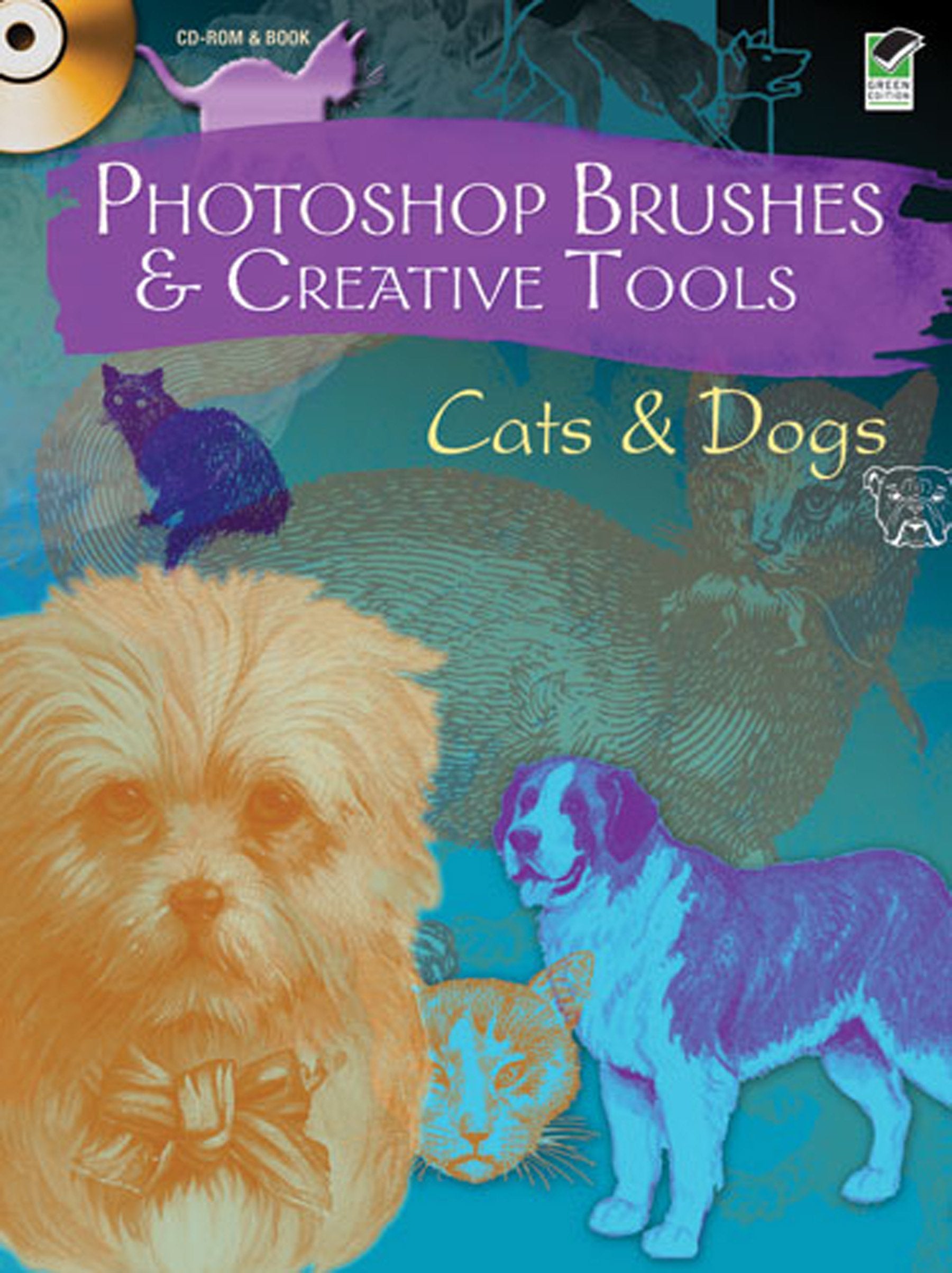 Photoshop Brushes & Creative Tools: Cats and Dogs (Electronic Clip Art Photoshop Brushes),Used