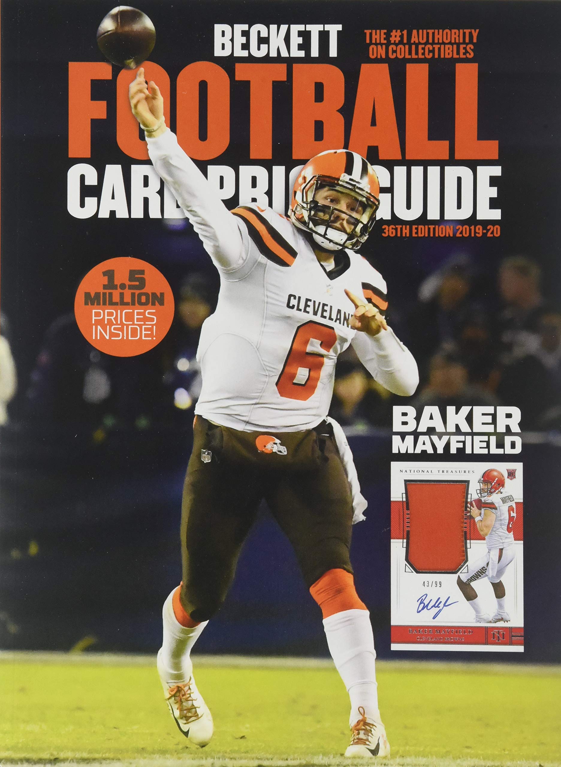 Beckett Football Card Price Guide 201920,Used
