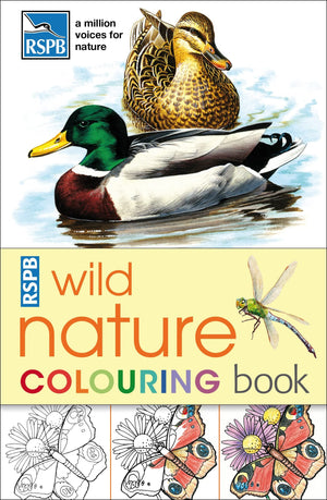 Rspb Wild Nature Colouring Book,Used