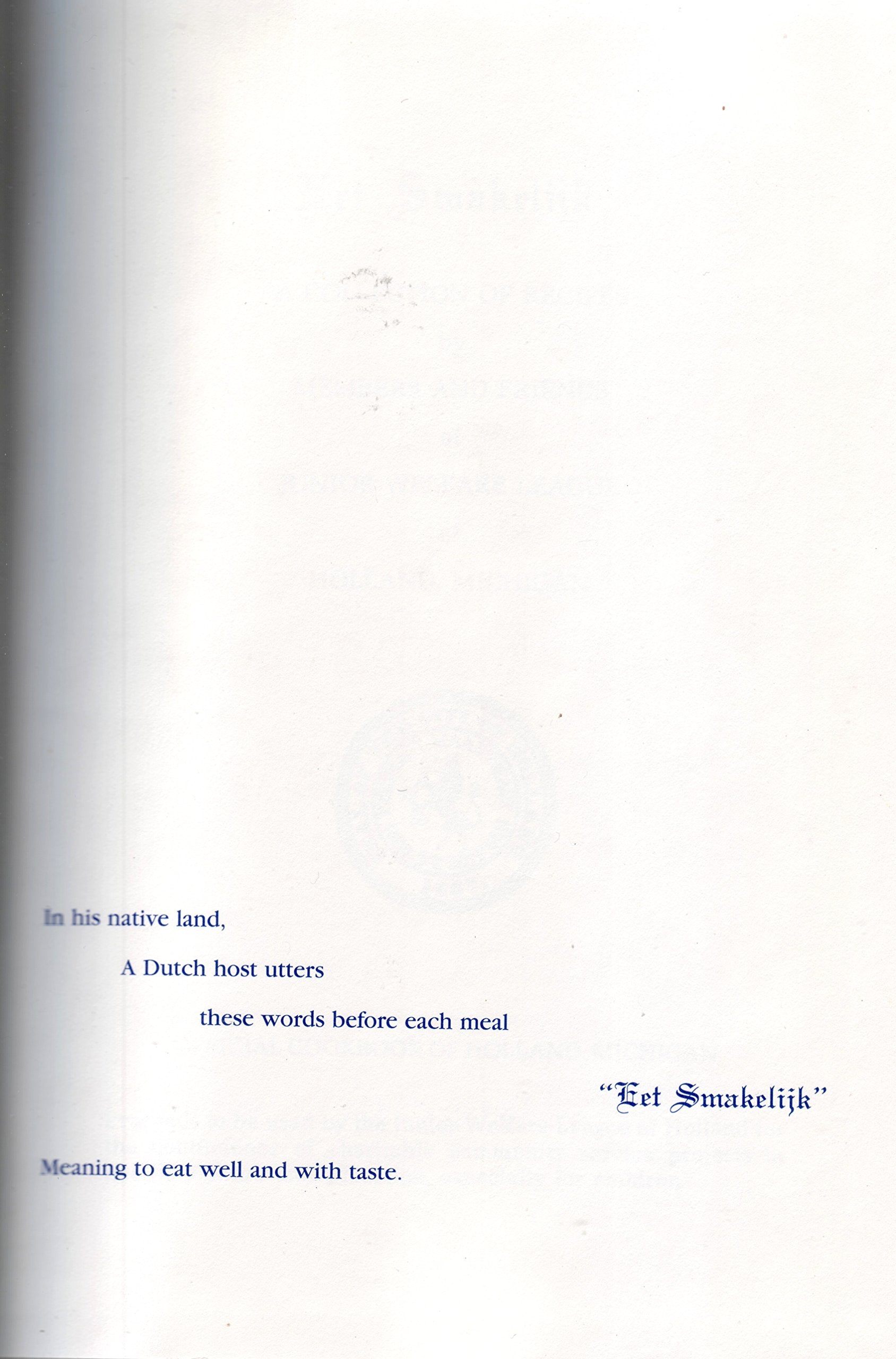 Eet Smakelijk: A Collection of Recipes by Junior Welfare League of Holland, Michigan,Used