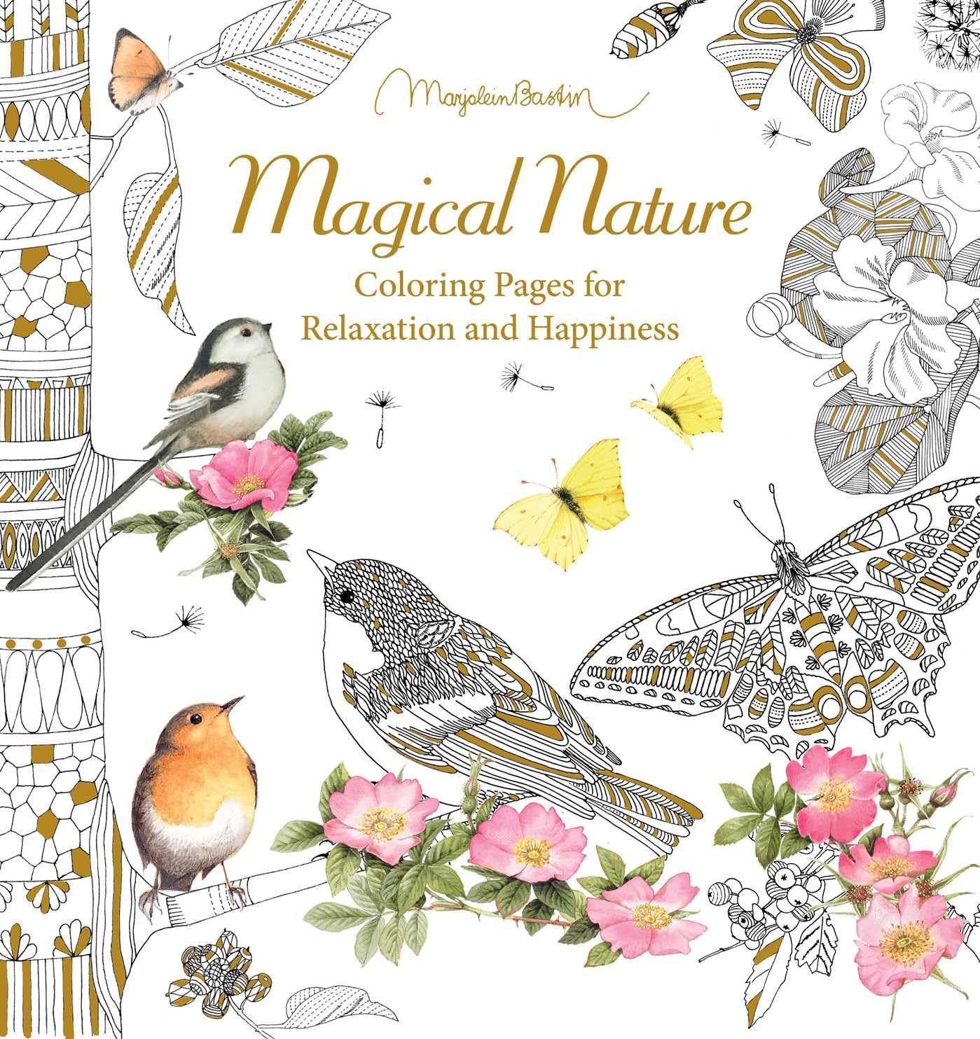 Magical Nature: Coloring Pages For Relaxation And Happiness