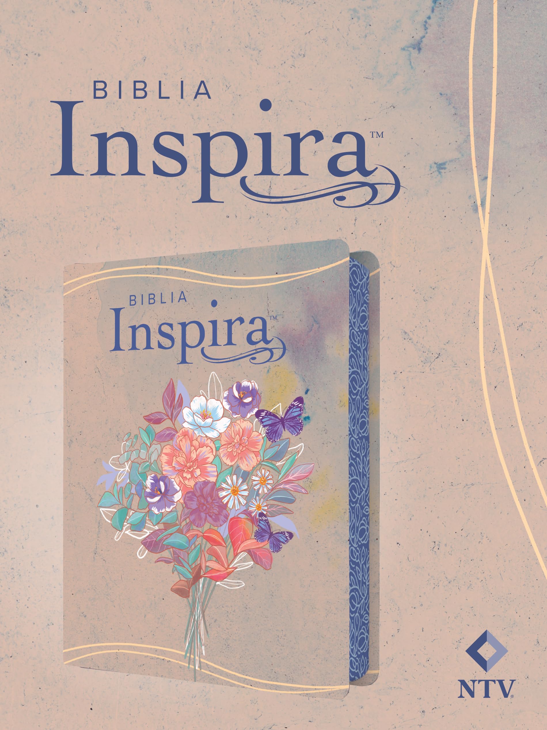 Biblia Inspira NTV (SentiPiel, Acuarela rosa): La Biblia que inspira tu creatividad (Spanish Edition),New