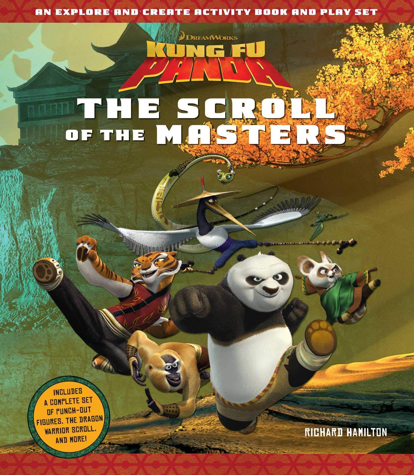 Kung Fu Panda: The Scroll of the Masters: An ExploreandCreate Activity Book and Play Set,Used