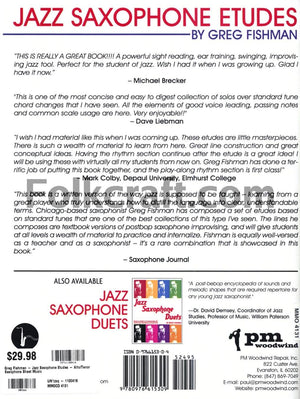 Jazz Saxophone Etudes For Alto & Tenor: Book & Two CD PlayAlong Set,New