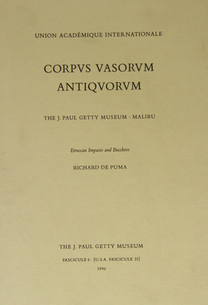 Corpus Vasorum Antiquorum: Fascicule 6,Used