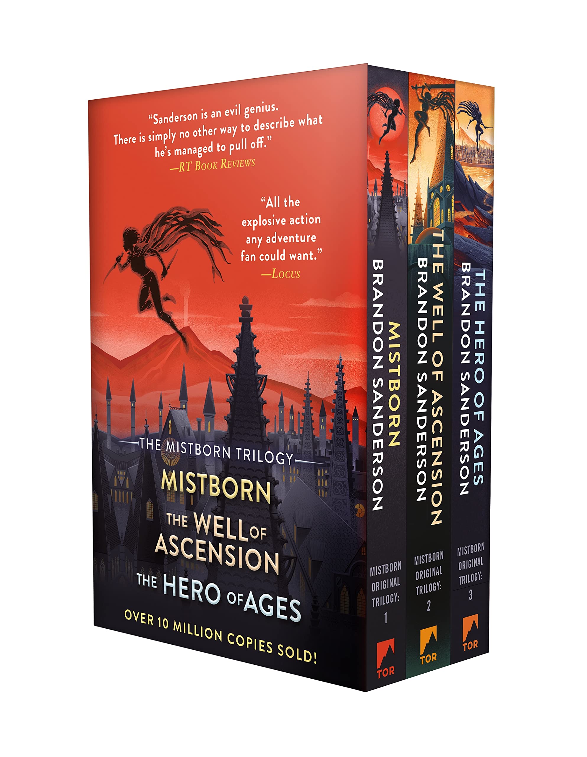 Mistborn Trilogy Tpb Boxed Set: Mistborn, The Well Of Ascension, The Hero Of Ages (The Mistborn Saga),New