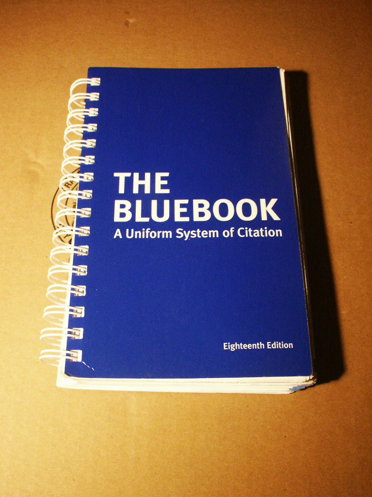 The Bluebook: A Uniform System of Citation,New