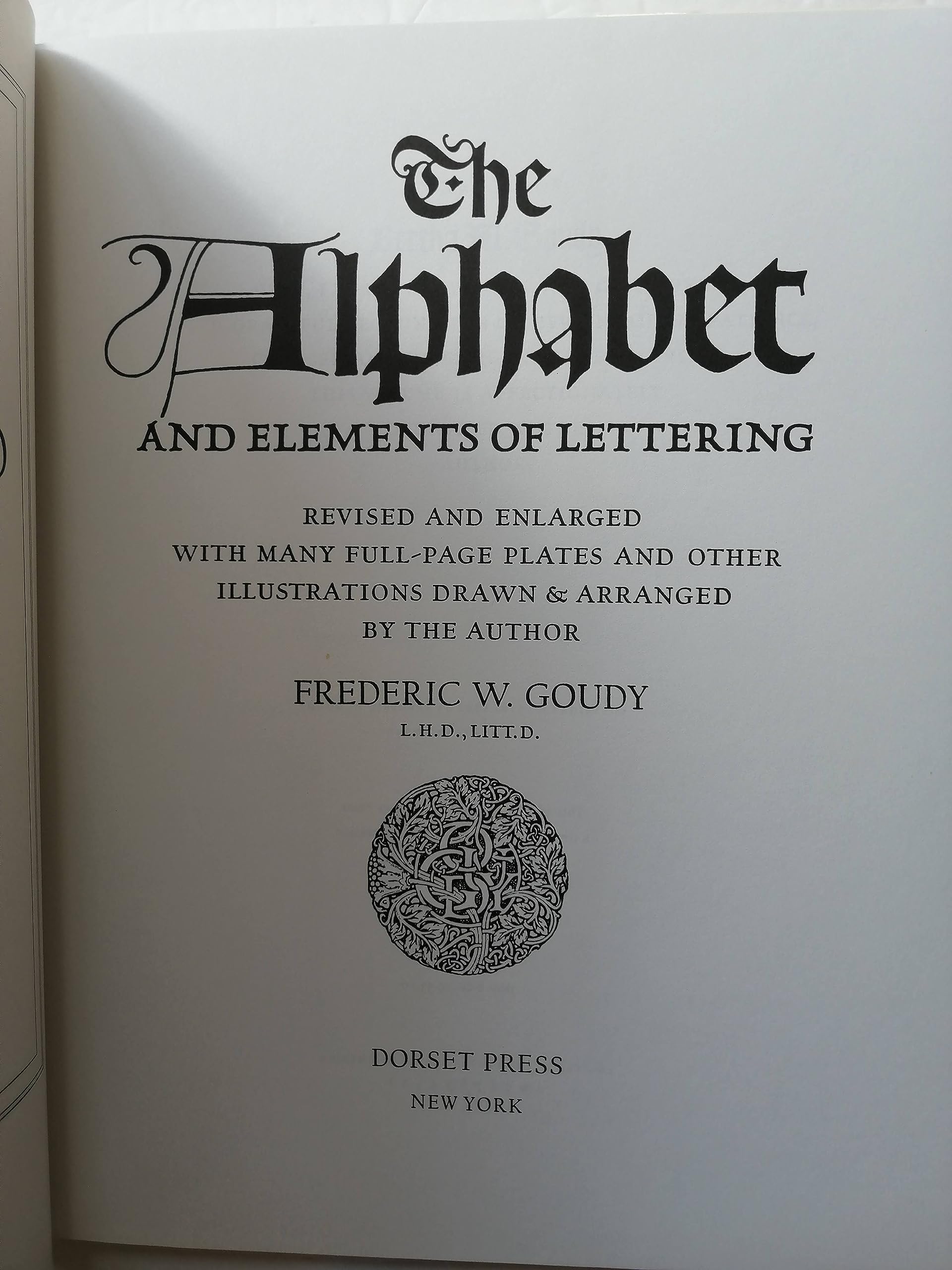 Alphabet and Elements of Lettering,Used