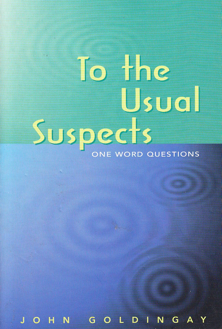 To the Usual Suspects / One Word Questions,Used