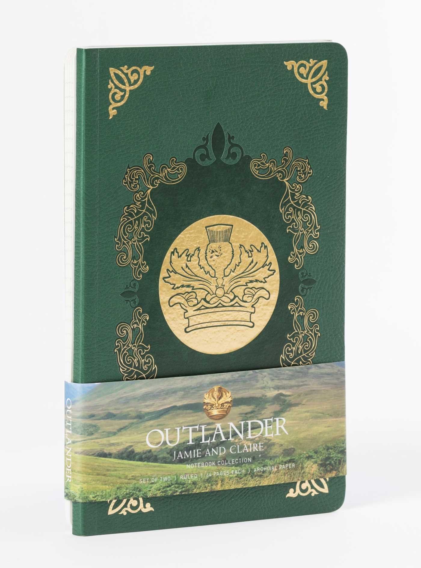 Outlander: Notebook Collection (Set of 2): Jamie and Claire (Science Fiction Fantasy),Used