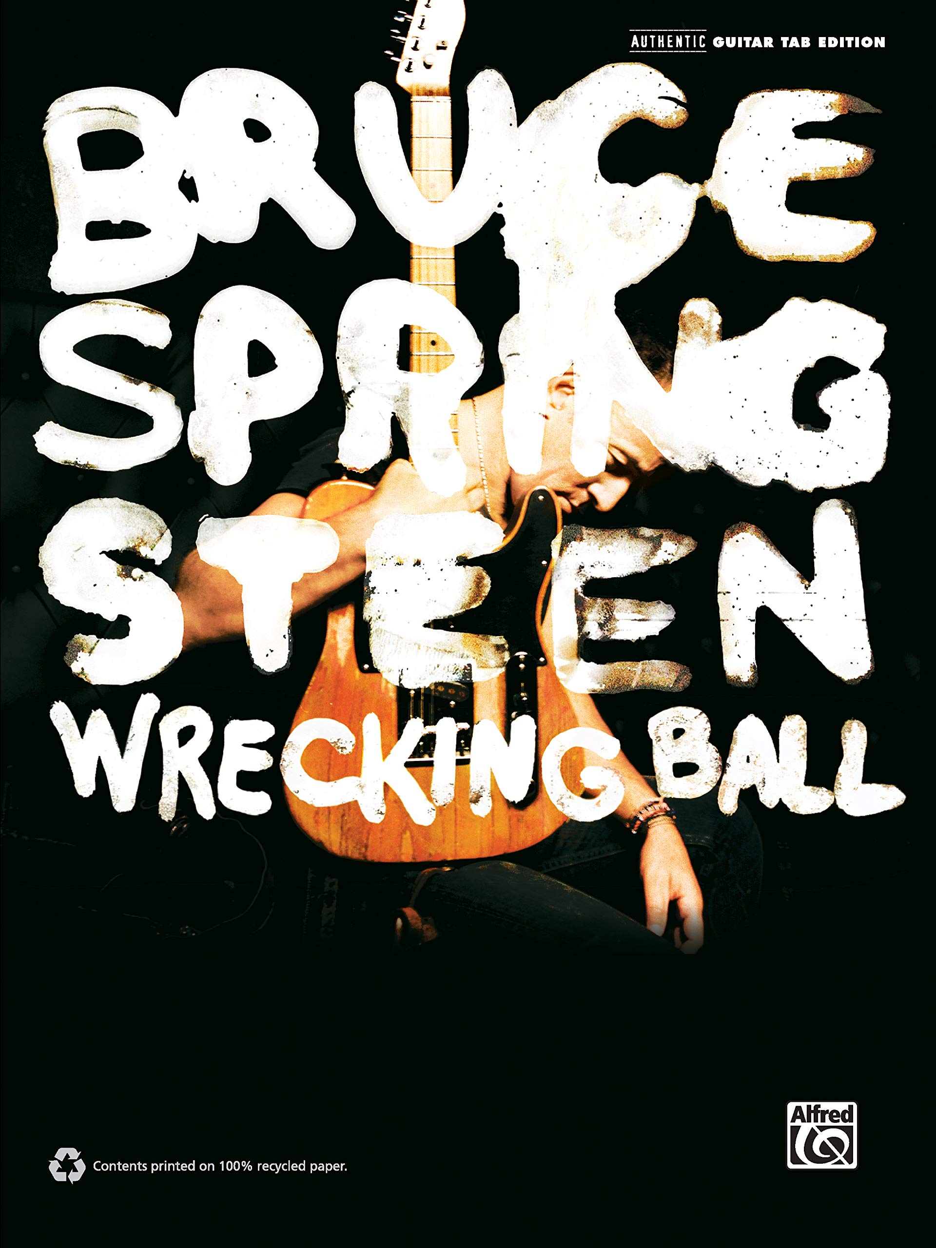 Bruce Springsteen  Wrecking Ball: Authentic Guitar TAB,Used