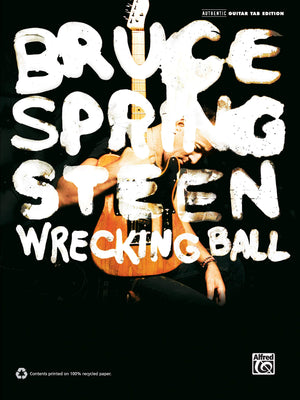 Bruce Springsteen  Wrecking Ball: Authentic Guitar TAB,Used