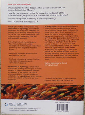 Foundations of Psychology,New