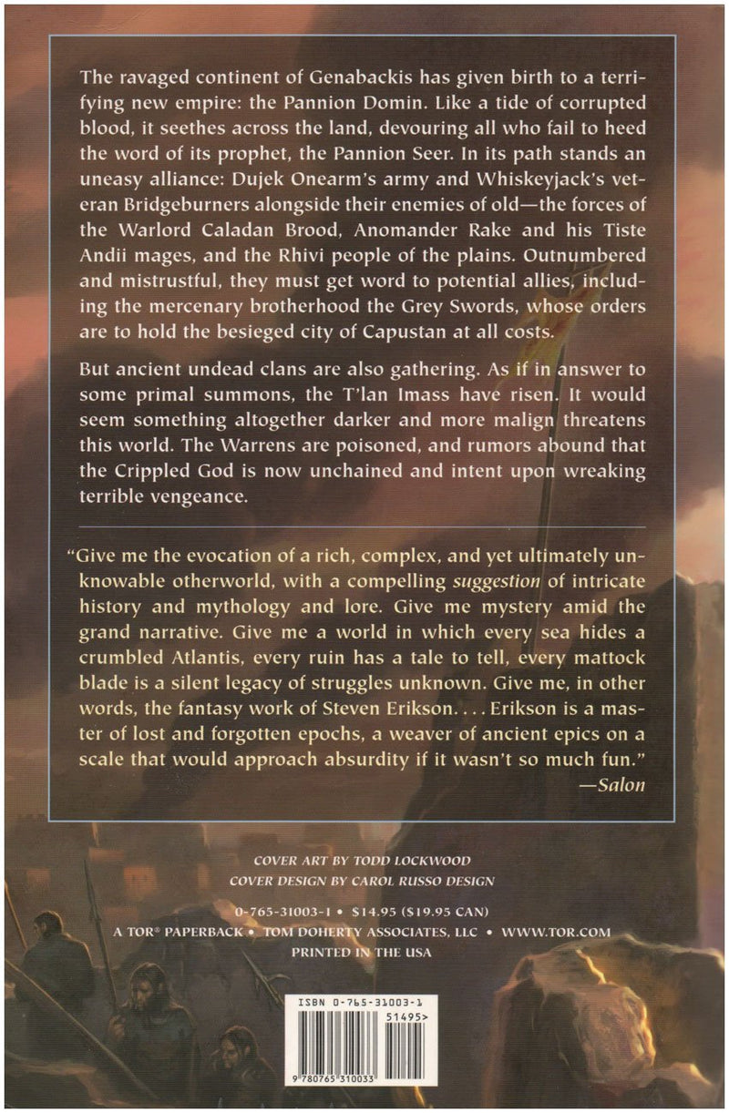 Memories Of Ice (The Malazan Book Of The Fallen, Book 3),New
