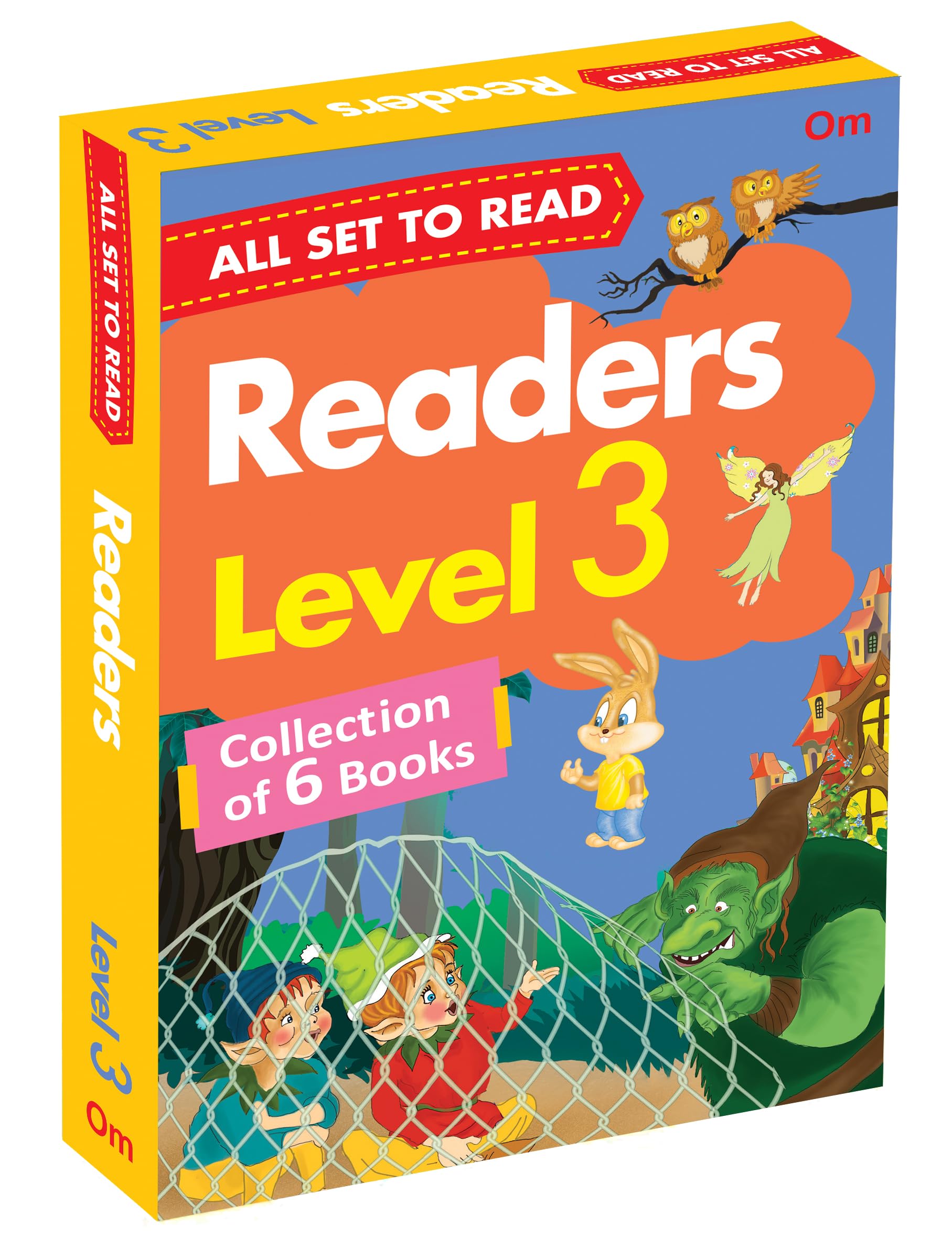 All Set To Read- Readers Level 3- Independent Reading With Small Paragraphs- Readers- 6 Books In A Blue Box