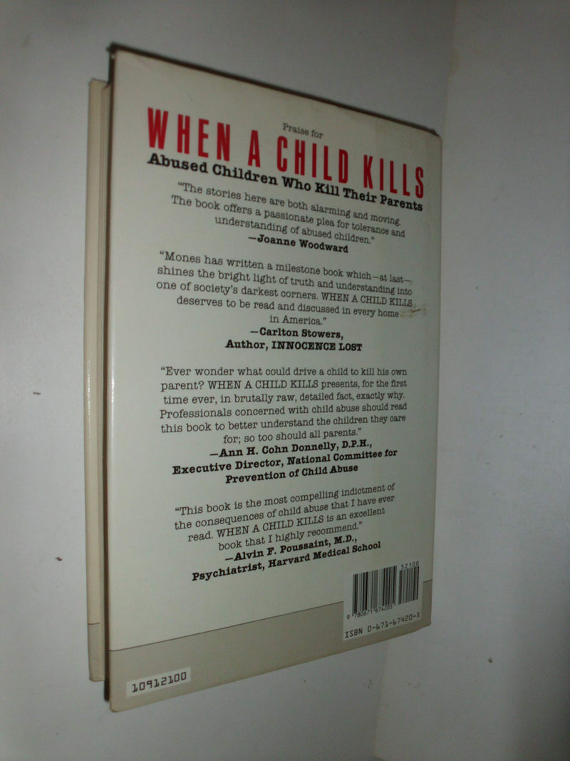 When A Child Kills: Abused Children Who Kill Their Parents,New