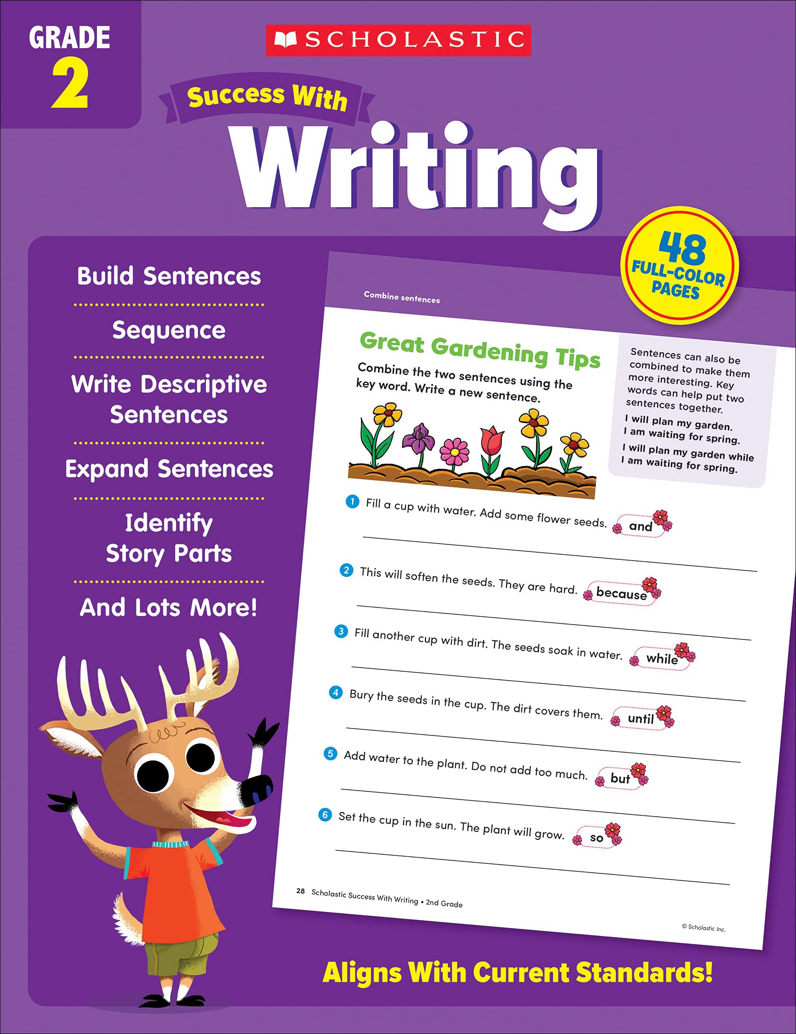Scholastic Success with Writing Grade 2 Workbook,Used