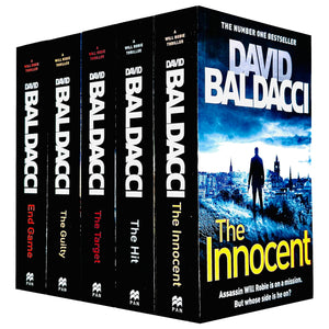 David Baldacci Will Robie Series 4 Books Collection Set (The Target, The Hit, The Guilty, The Innocent),Used