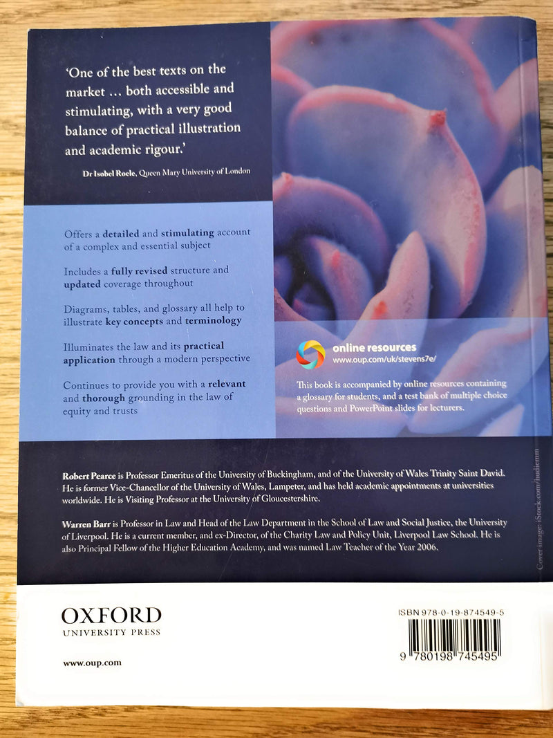 Pearce & Stevens' Trusts and Equitable Obligations,Used