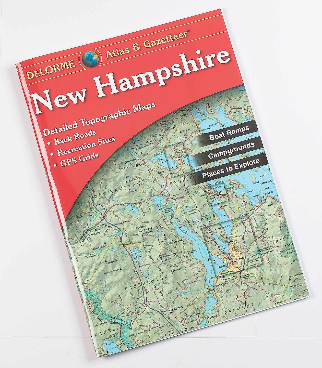 New Hampshire Atlas and Gazetteer : Topographic Maps of the,Used