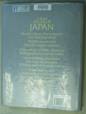 Cultural Atlas of Japan,Used