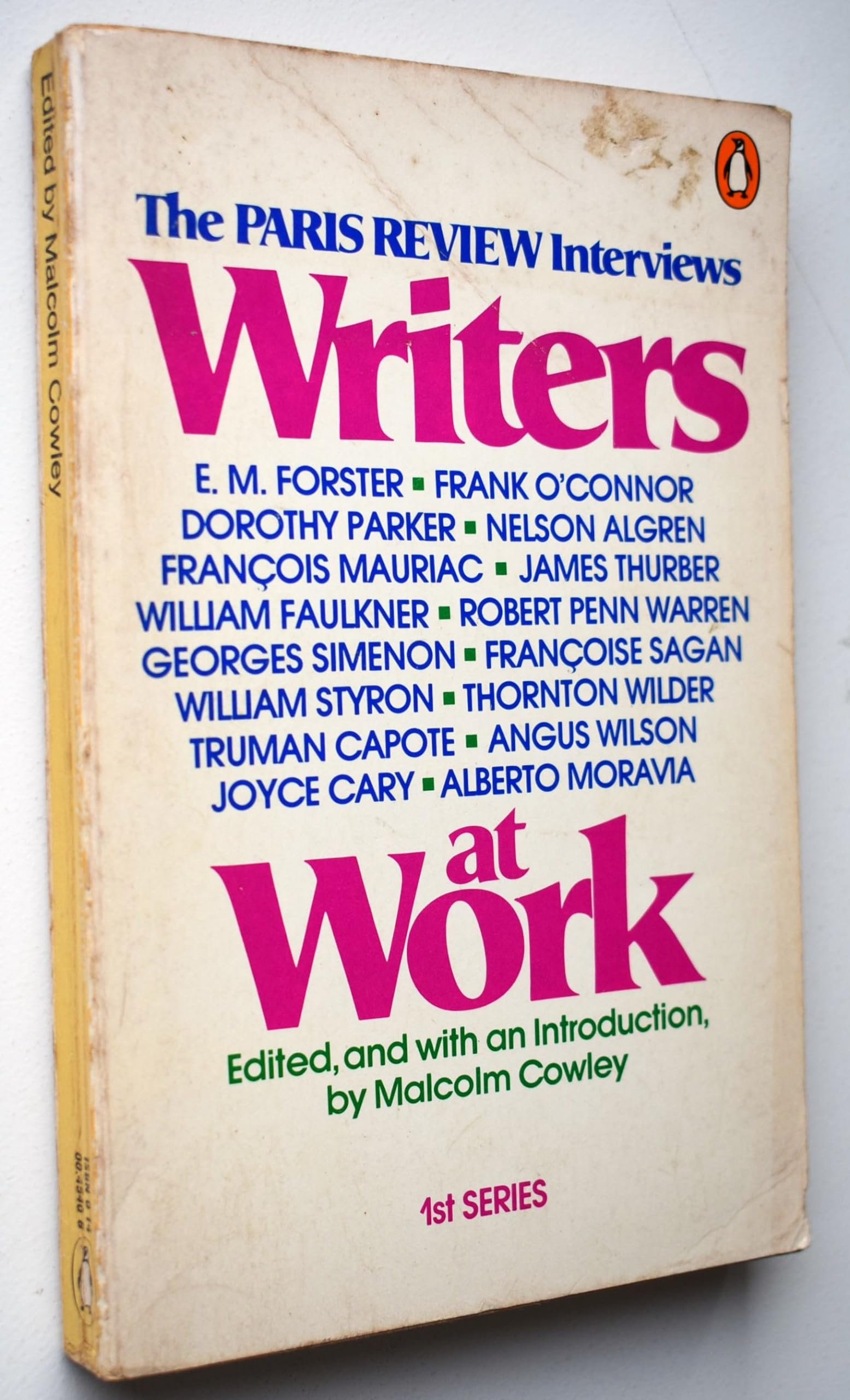 Writers at Work: The Paris Review Interviews : First Series,Used