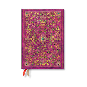 Paperblanks | 2026 Diamond Jubilee | Sangorski & Sutcliffe | 12Month Planner Flexis | Midi | Horizontal | Elastic Band | 176 Pg