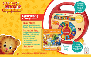 Cottage Door Press Interactive Storyteller with 11 Books - Daniel Tiger's Neighborhood Children's Carry Along Player