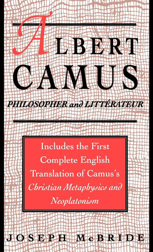 Albert Camus: Philosopher and Littrateur,Used