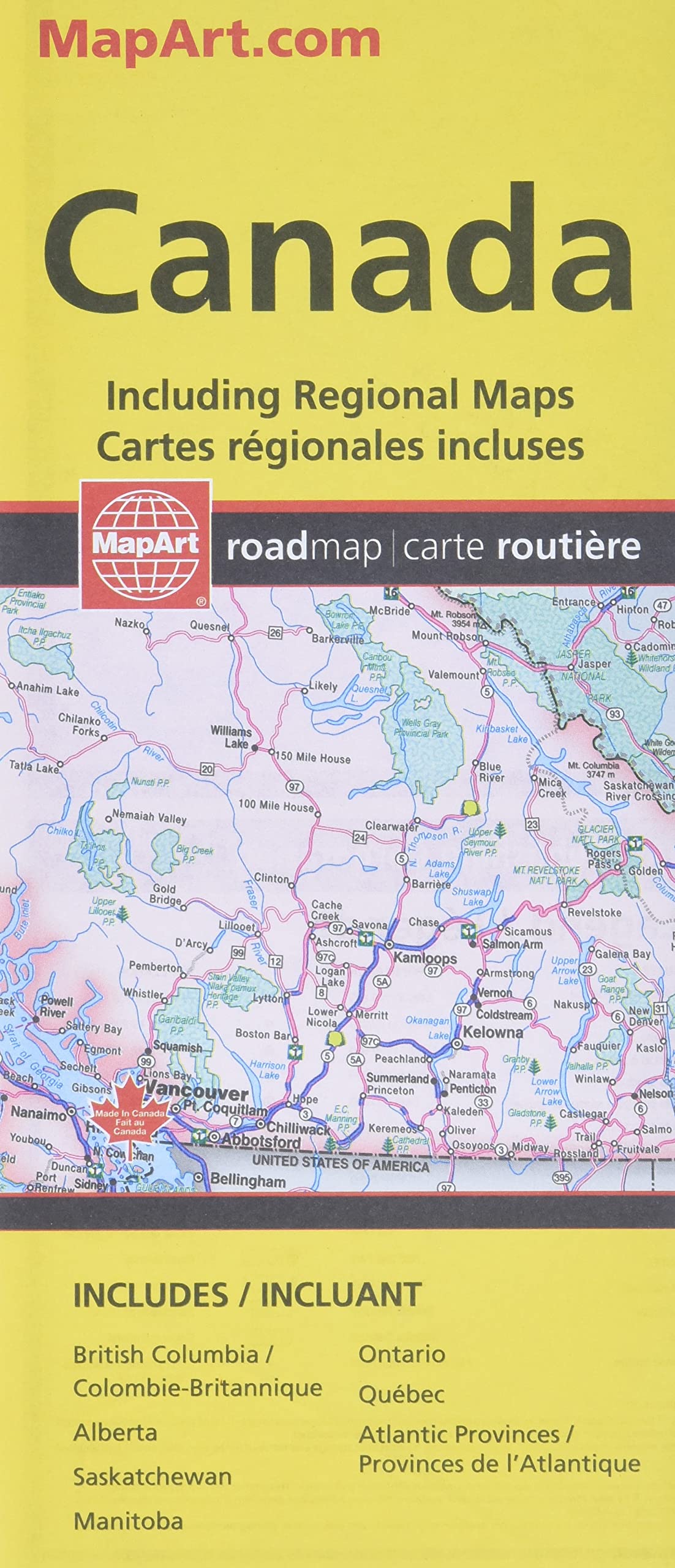 Canada Road Map,Used