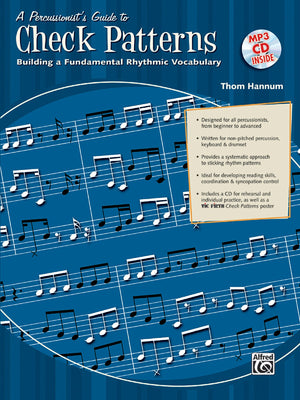 A Percussionist'S Guide To Check Patterns: Building A Fundamental Rhythmic Vocabulary, Book & Online Audio,Used