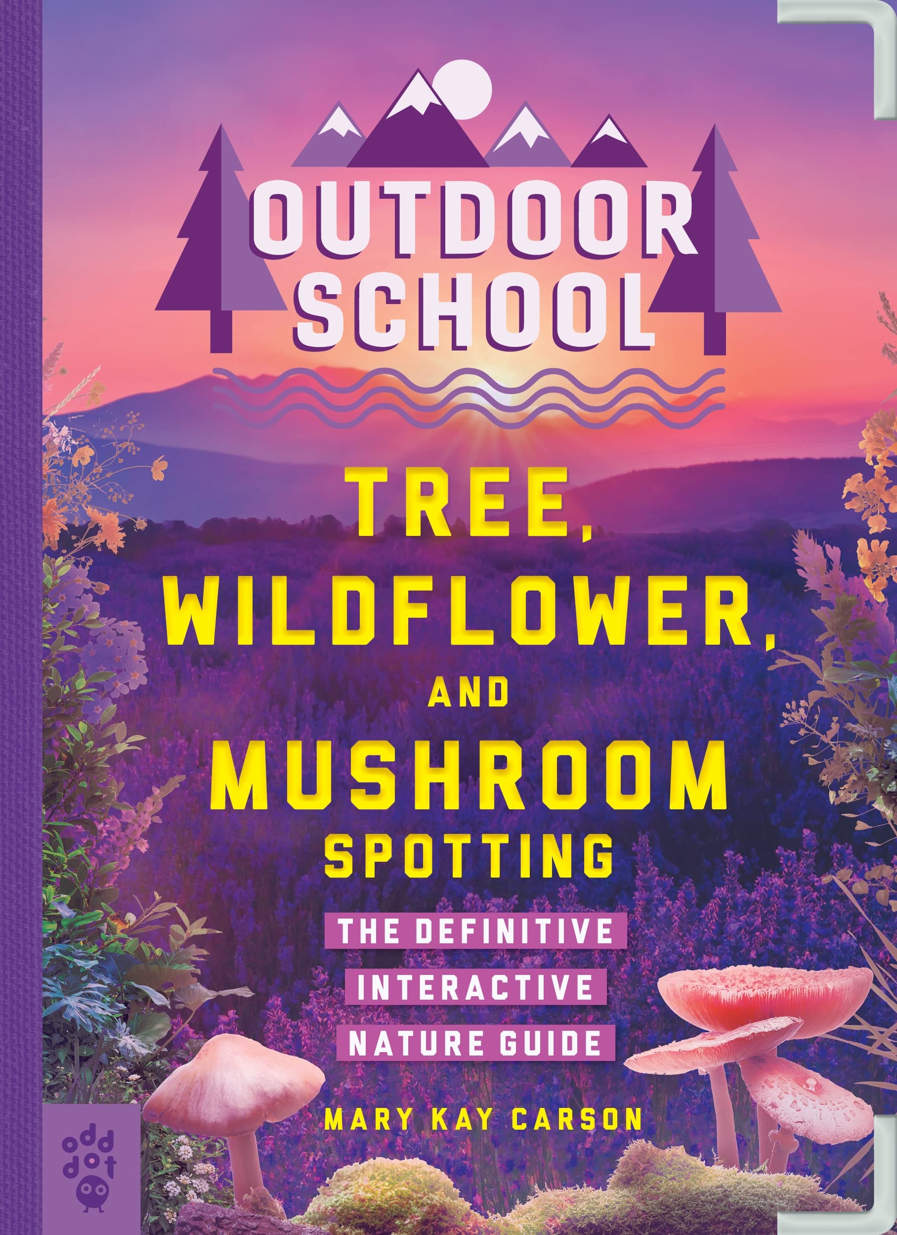 Outdoor School: Tree, Wildflower, And Mushroom Spotting: The Definitive Interactive Nature Guide,Used