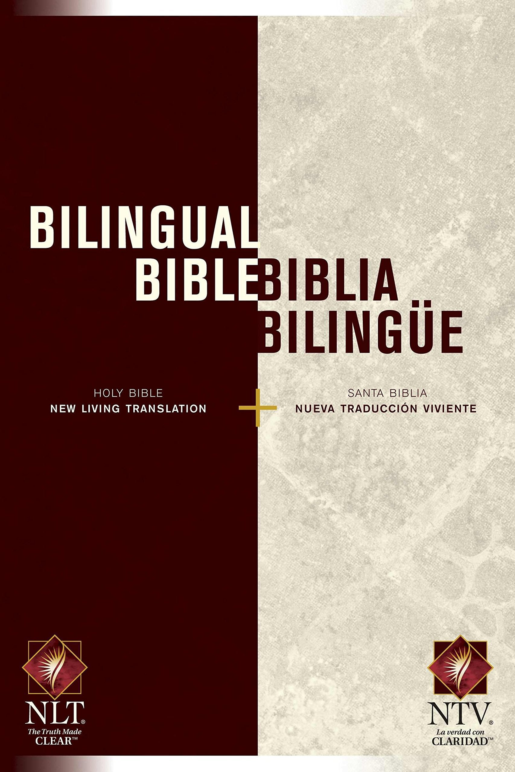 Biblia bilinge / Bilingual Bible NTV/NLT (Tapa dura) (Spanish and English Edition),New