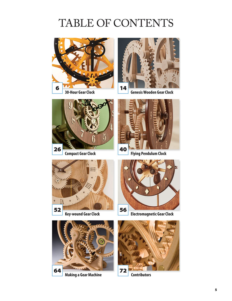 Making Wooden Gear Clocks: 6 Cool Contraptions That Really Keep Time (Fox Chapel Publishing) StepbyStep Projects for Handmade ,Used