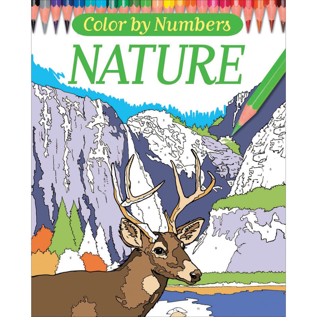 Color By Numbers  Nature (Chartwell Coloring Books),New