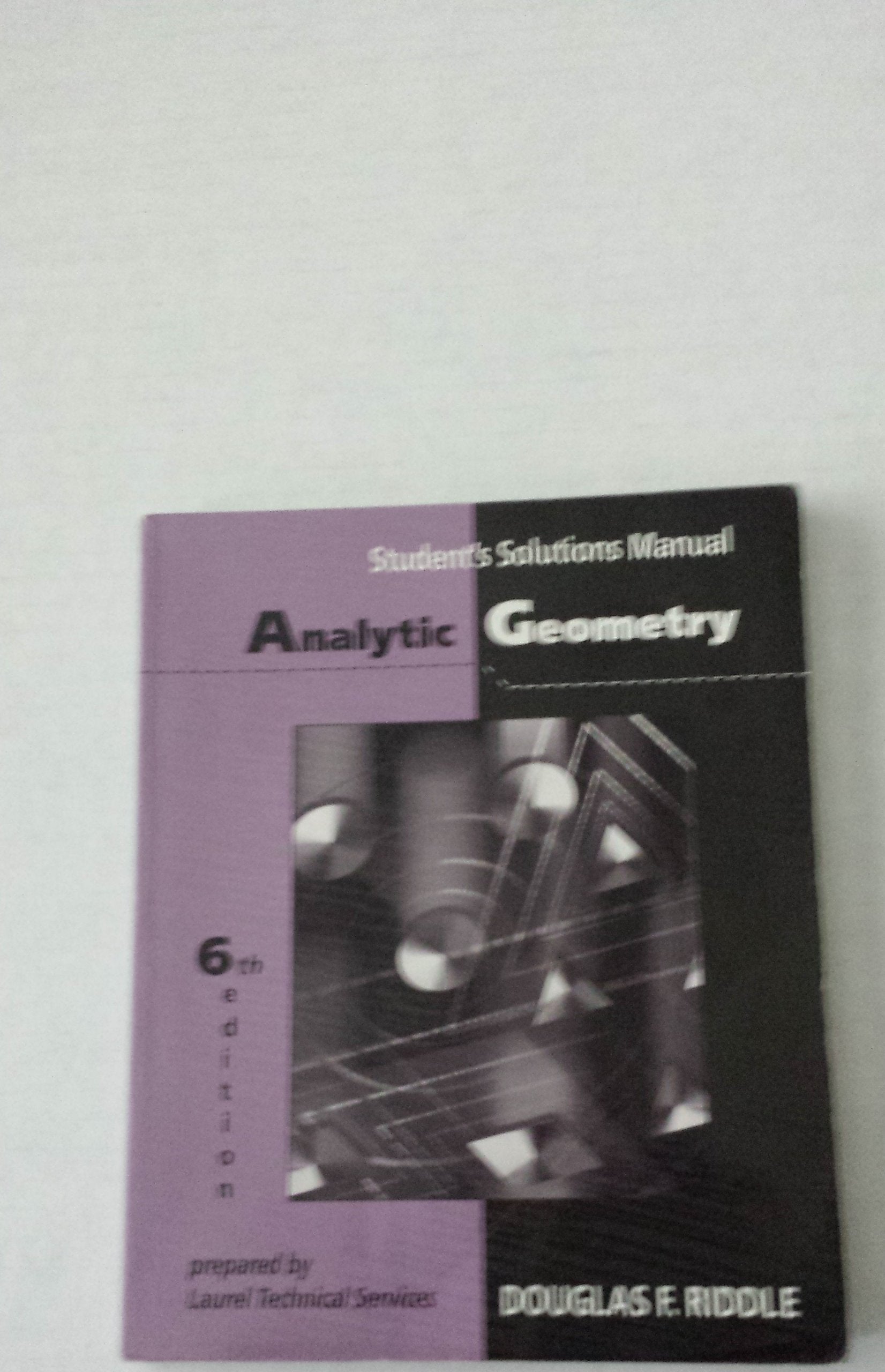 Analytic Geometry Student Solutions Manual,Used