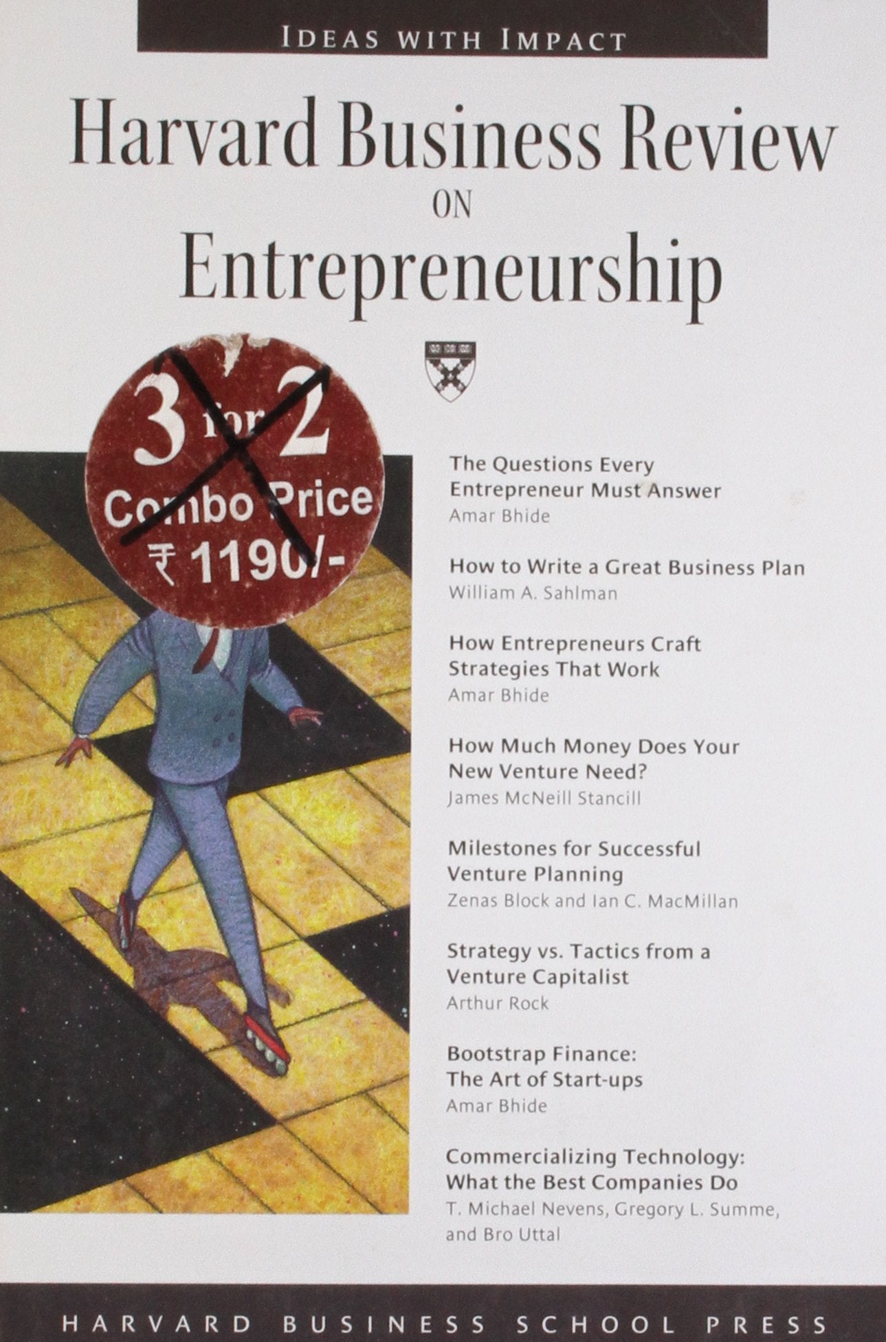 Harvard Business Review On Entrepreneurship (Harvard Business Review Paperback Series)-used