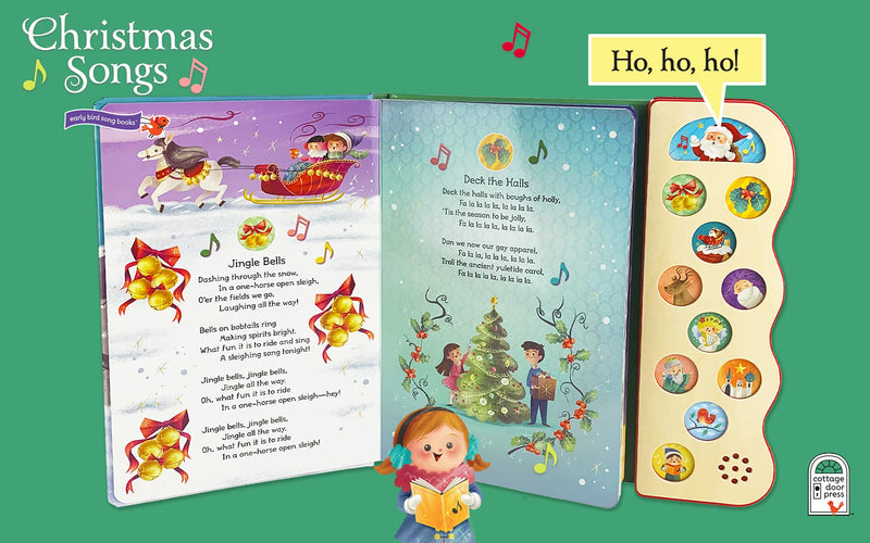 Christmas Songs: Interactive Children's Sound Book (10 Button Sound),New