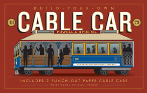 Buildyourown Cable Car: Includes 2 Punchout Paper Cable Cars