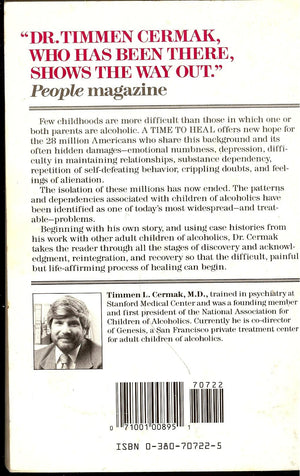 A Time To Heal: The Road To Recovery For Adult Children Of Alcoholics,New