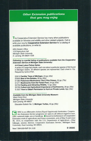 Michigan Snakes: A Field Guide and Pocket Reference (E2000),New