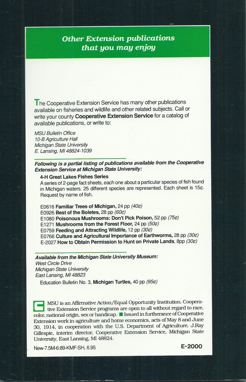 Michigan Snakes: A Field Guide and Pocket Reference (E2000),New